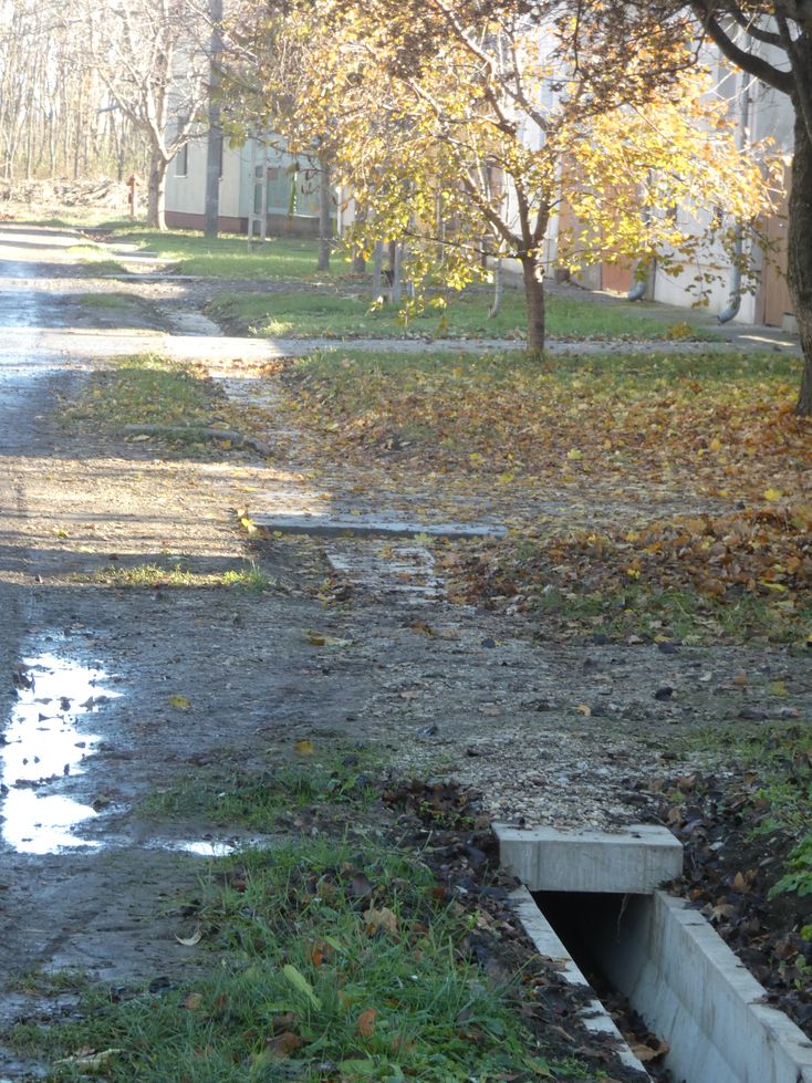 Nagyvénkerti projekt csapadékvíz elvezetés