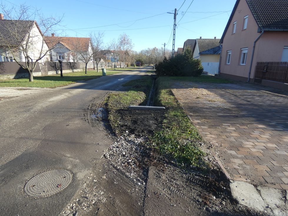 Nagyvénkerti projekt csapadékvíz elvezetés