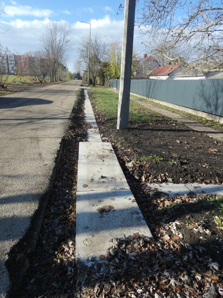 Nagyvénkerti projekt csapadékvíz elvezetés
